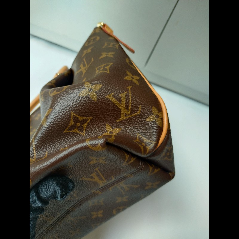 LV 老花抓皺拉鍊兩用包 M48813 turenne-6