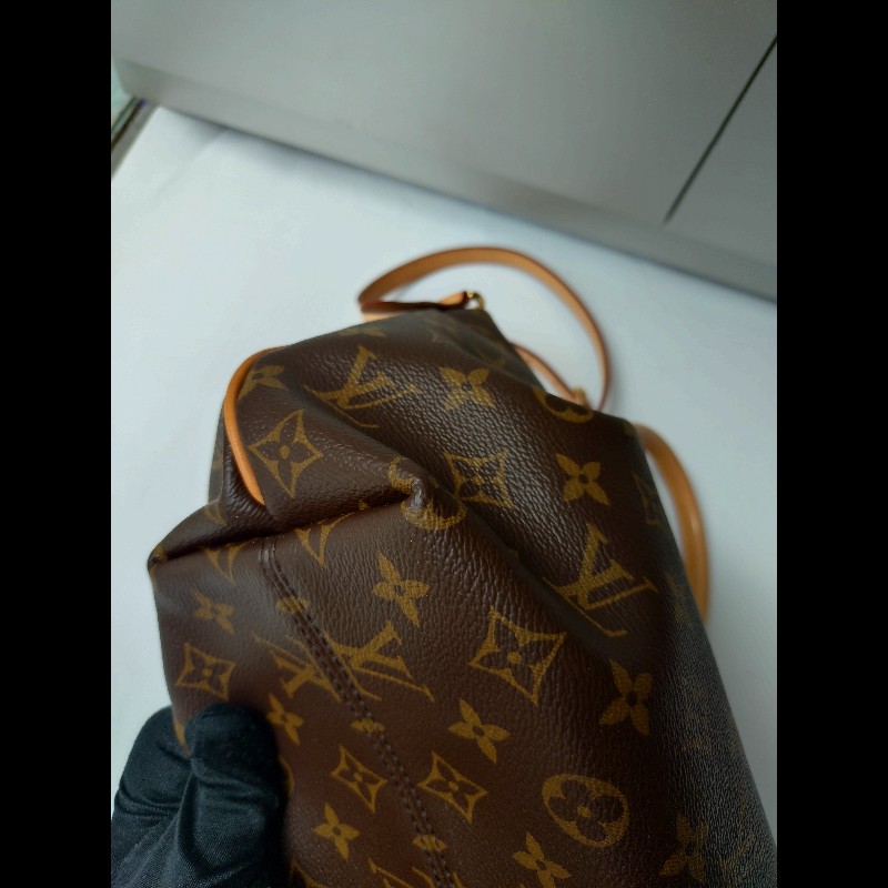 LV 老花抓皺拉鍊兩用包 M48813 turenne-8