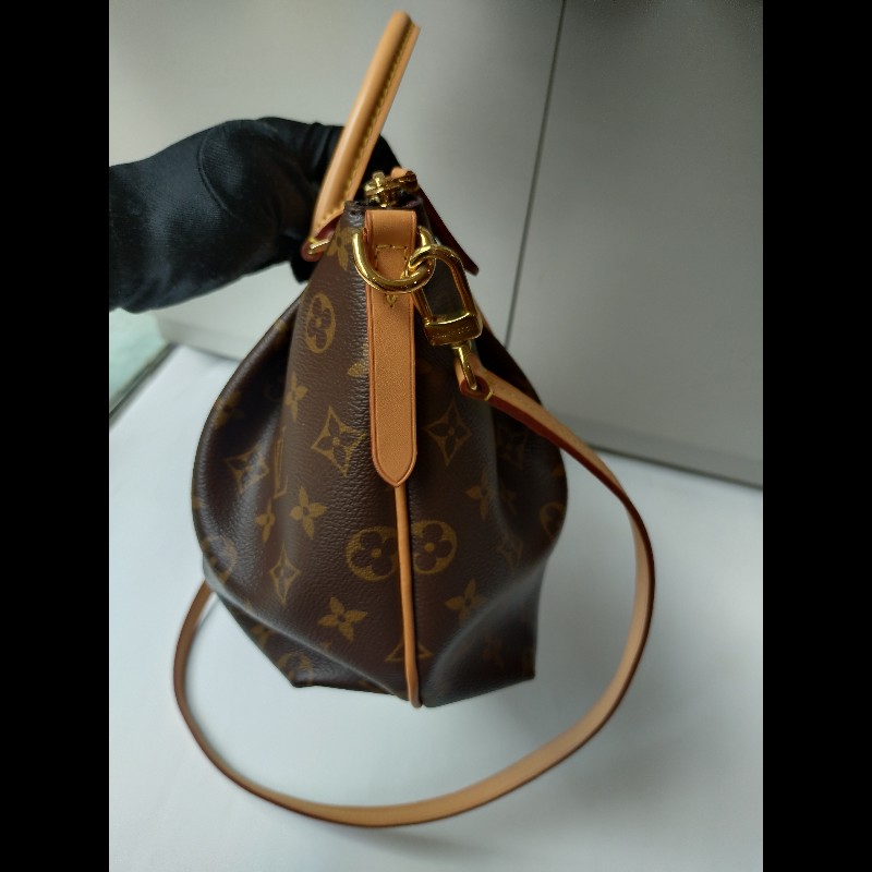 LV 老花抓皺拉鍊兩用包 M48813 turenne-12