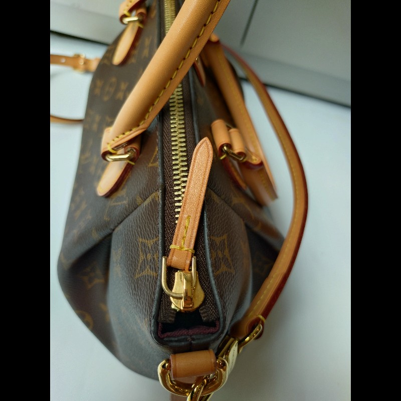 LV 老花抓皺拉鍊兩用包 M48813 turenne-13