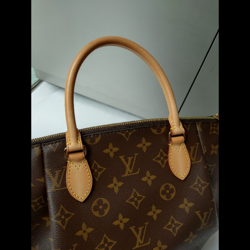 LV 老花抓皺拉鍊兩用包 M48813 turenne-21