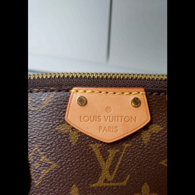LV 老花抓皺拉鍊兩用包 M48813 turenne-23