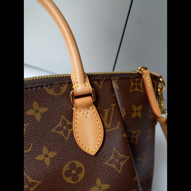 LV 老花抓皺拉鍊兩用包 M48813 turenne-26