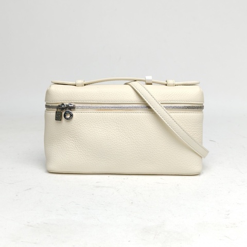 LORO PIANA 箱包ExtraPocketL19手提包白色牛皮