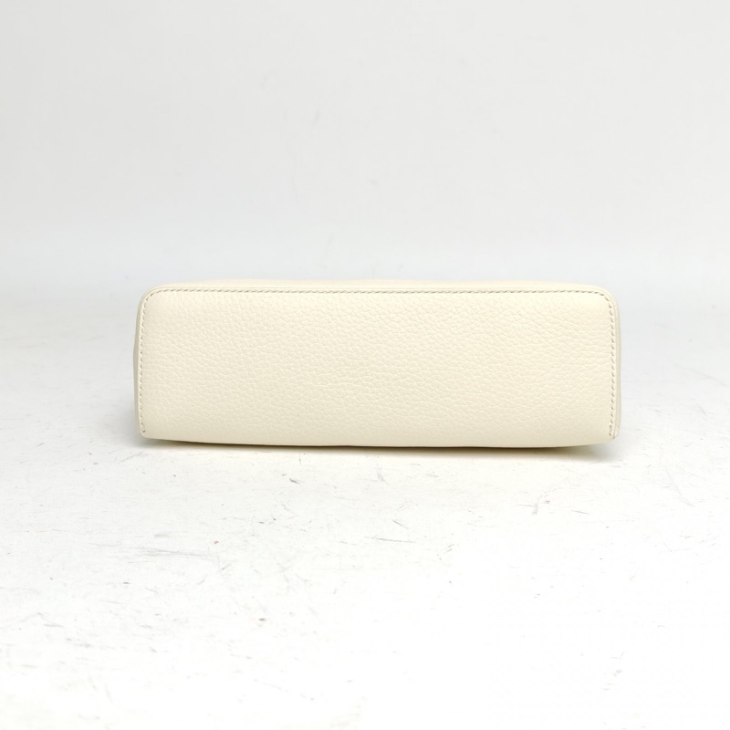 LORO PIANA 箱包ExtraPocketL19手提包白色牛皮-3