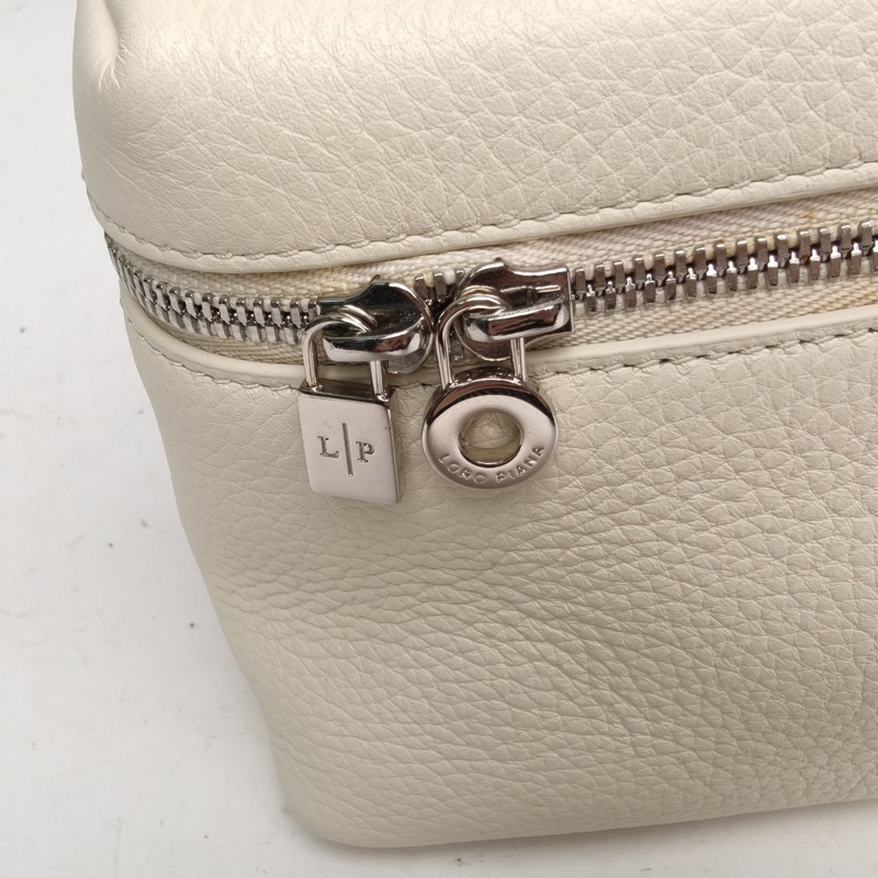 LORO PIANA 箱包ExtraPocketL19手提包白色牛皮-4