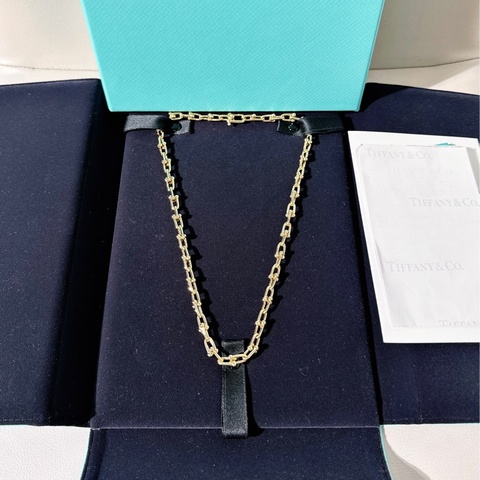 Tiffany 蒂芙尼 HardWear系列 小號鏈環項鍊,18k黃金