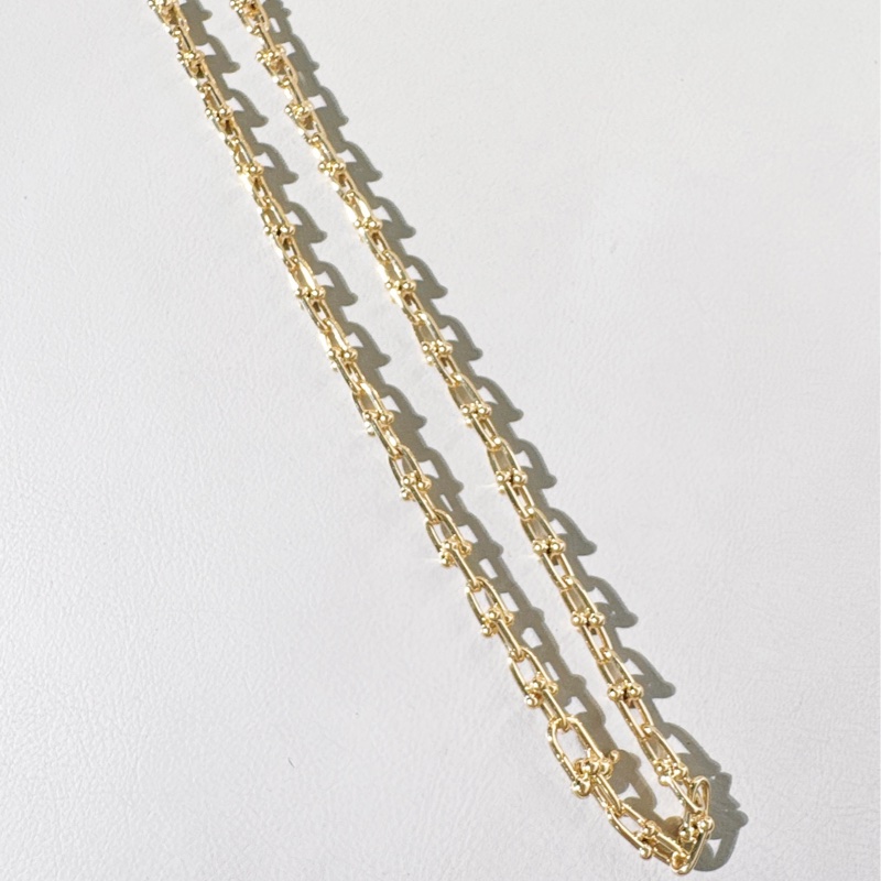 Tiffany 蒂芙尼 HardWear系列 小號鏈環項鍊,18k黃金-6