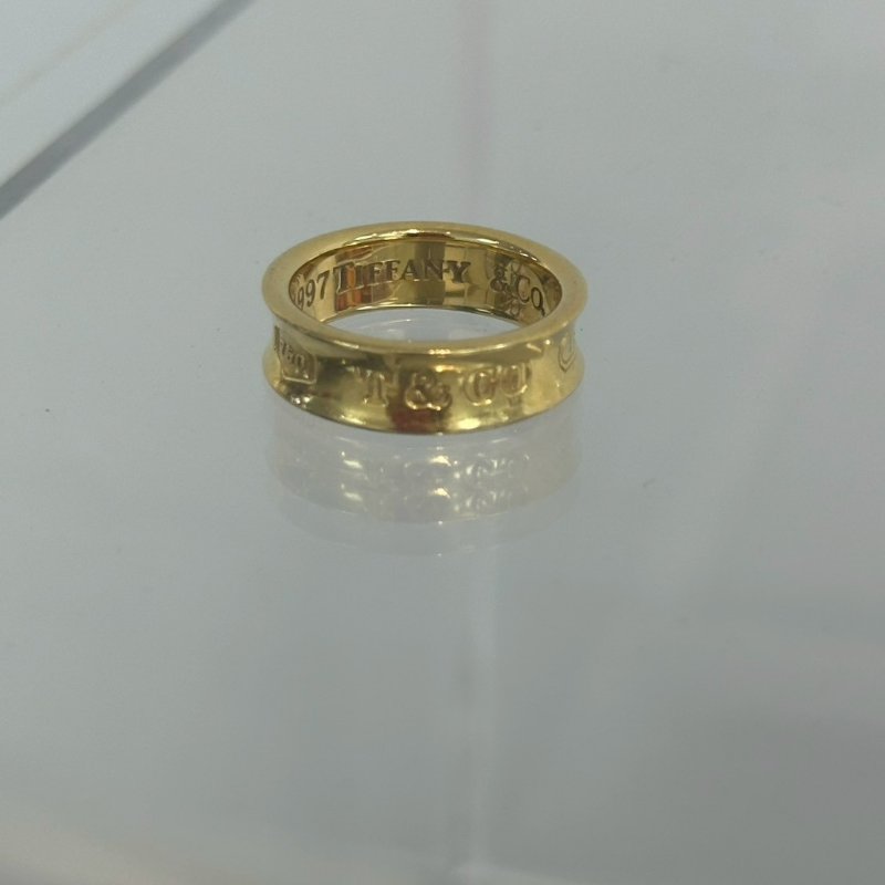 💎Han's house精品服飾💎蒂芬妮 TIFFANY & Co. 1837 黃金 K金 戒指-0
