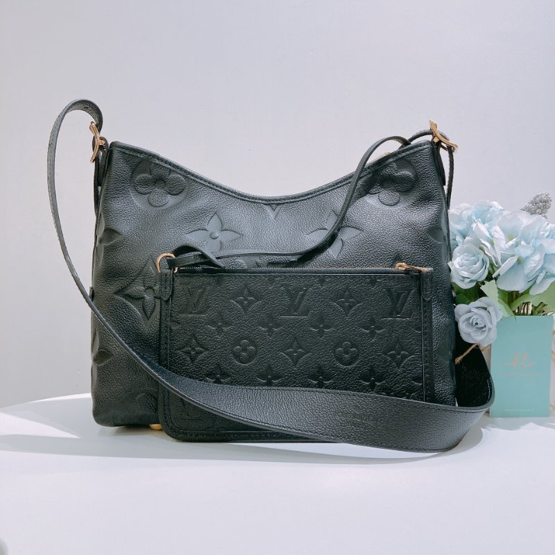 TW4867 Louis Vuitton 路易威登 晶片款 黑色全皮材質 M46288 Carryall PM Noir-1