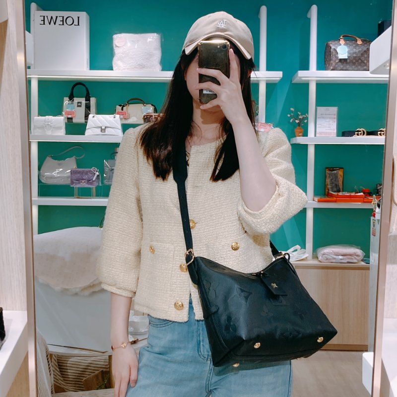 TW4867 Louis Vuitton 路易威登 晶片款 黑色全皮材質 M46288 Carryall PM Noir-21