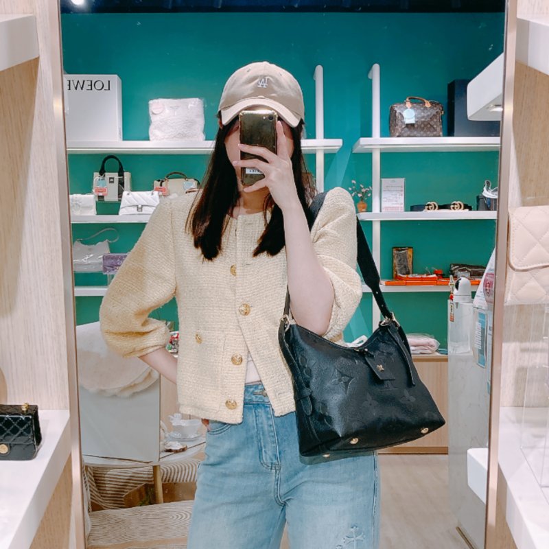 TW4867 Louis Vuitton 路易威登 晶片款 黑色全皮材質 M46288 Carryall PM Noir-22