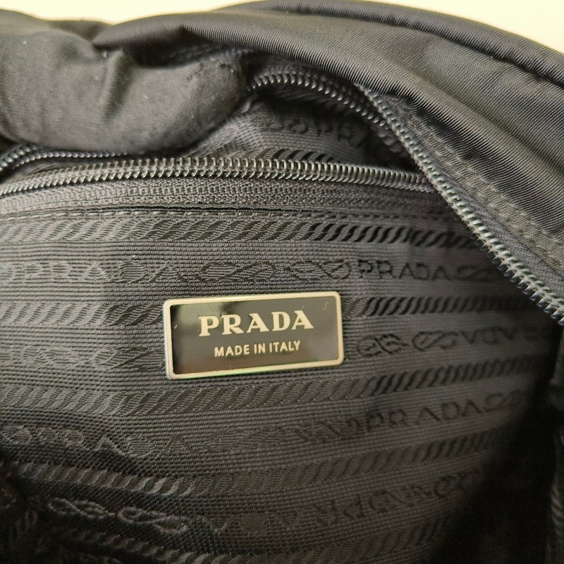 ‼️惡魔來了👠PRADA限時降價至5/17‼️㊣✨PRADA✨普拉達 黑色 帆布 皮革 口袋 郵差包 肩背包 斜背包 /二手包/二手精品🌳二手樹屋🌳-45