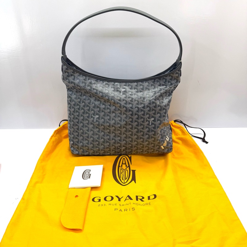 GOYARD 灰色帆布BOHEME PM SAC HOBO肩背包-2