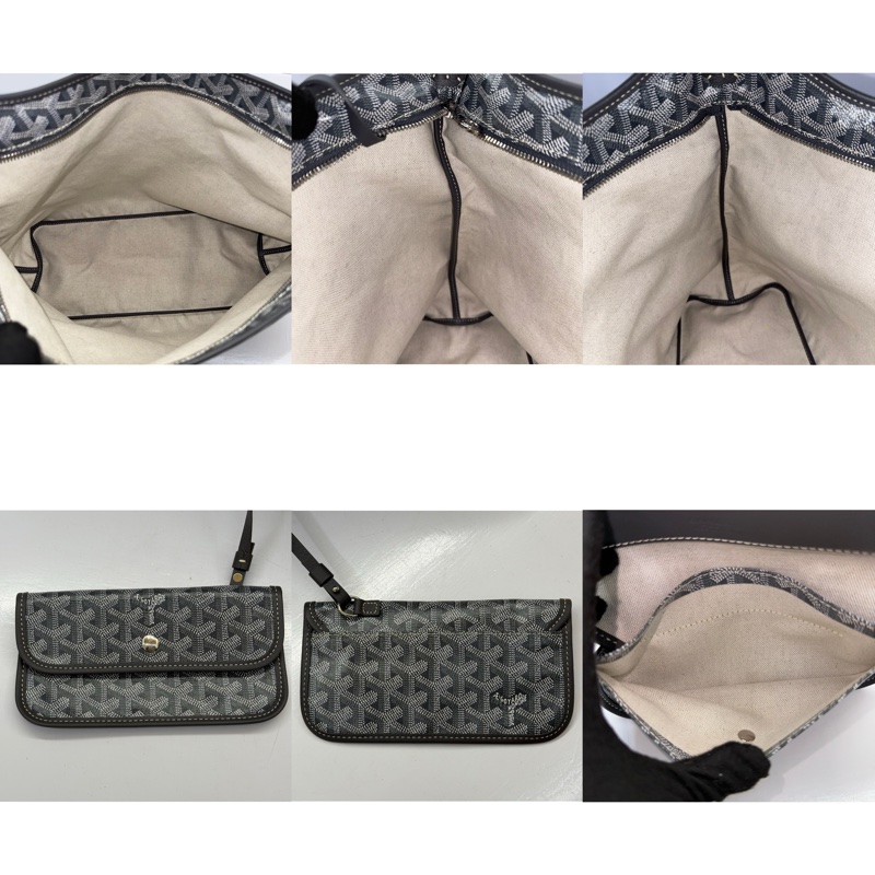 GOYARD 灰色帆布BOHEME PM SAC HOBO肩背包-5