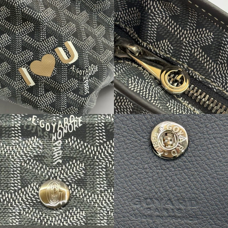 GOYARD 灰色帆布BOHEME PM SAC HOBO肩背包-6