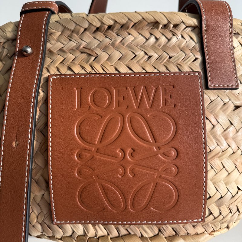 98新🌷有購證🙌🏻 Loewe 羅意威 竹編包-9