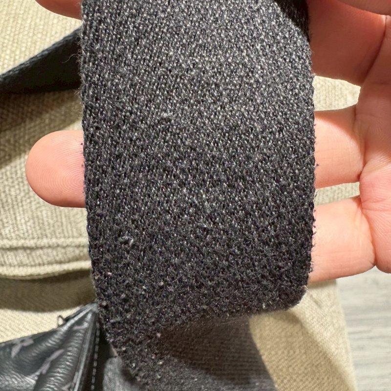 Louis Vuitton 黑老花半月包 晶片款-15