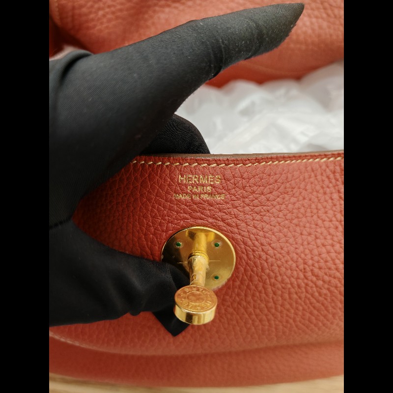 Hermes Lindy26三文魚色-16