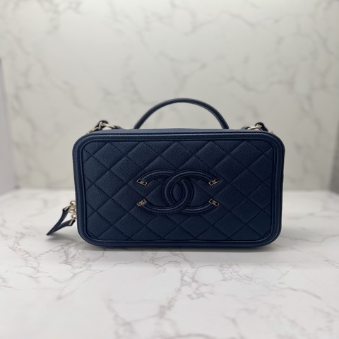 香緹國際精品 CHANEL Vanity case 中號 鍊帶 肩背包 1009