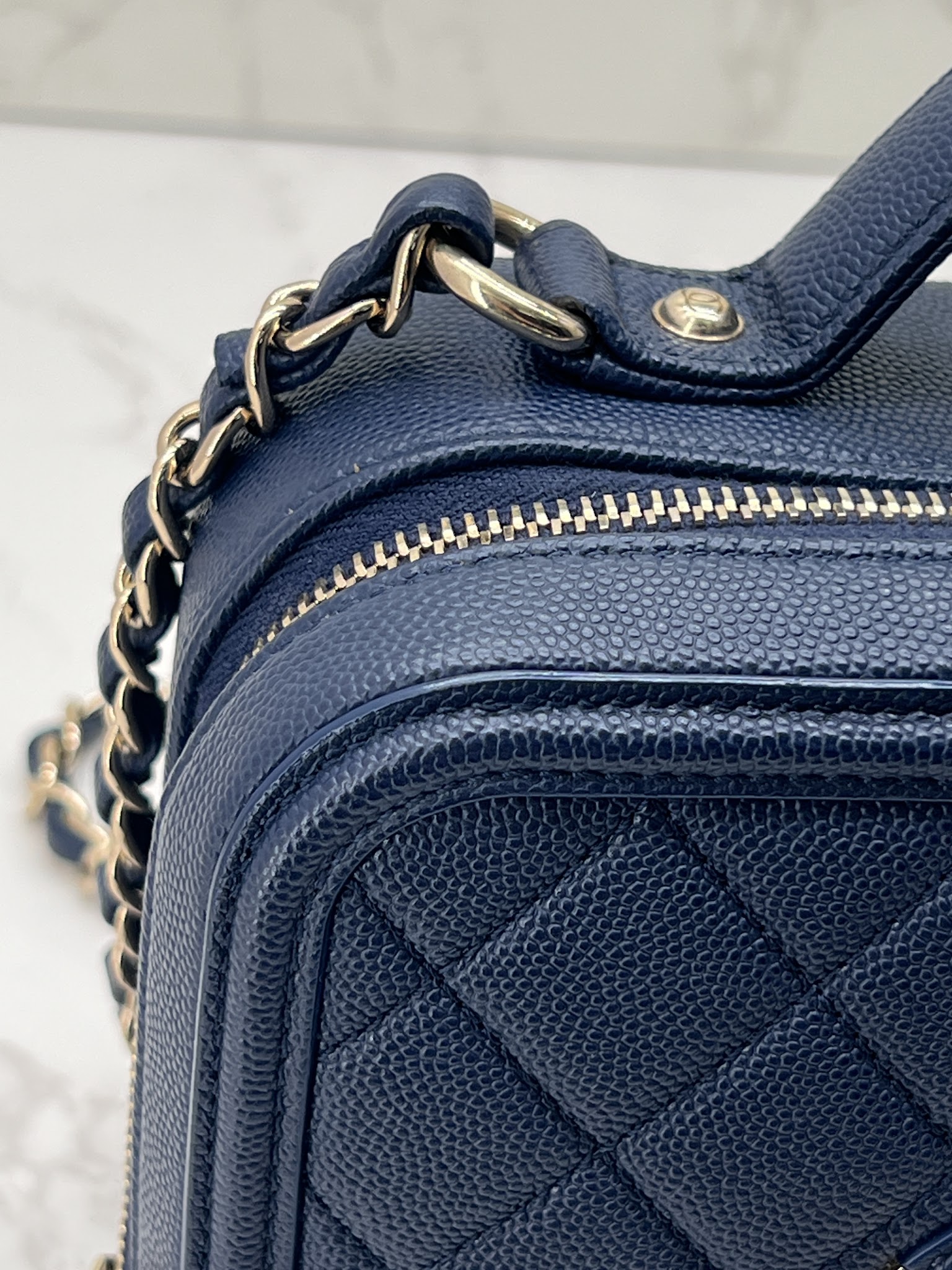 香緹國際精品 CHANEL Vanity case 中號 鍊帶 肩背包 1009-3