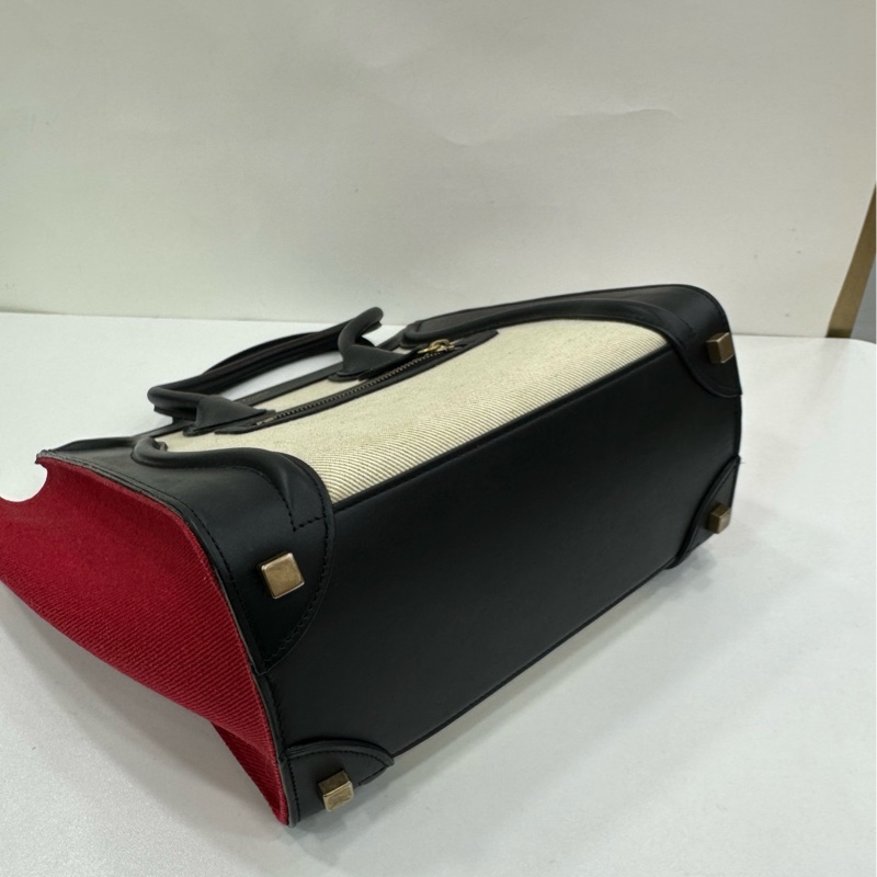 Celine 思琳 Luggage 笑臉包 拼色 拼皮-4