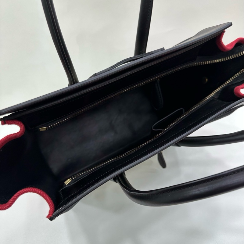 Celine 思琳 Luggage 笑臉包 拼色 拼皮-6