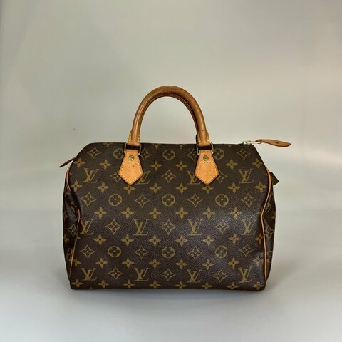 LV  老花SPEEDY 30 手提包