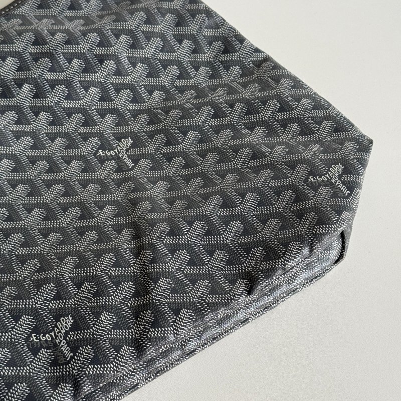 98新🩶 有購證🙌🏻 Goyard 戈雅 Hobo 灰-13