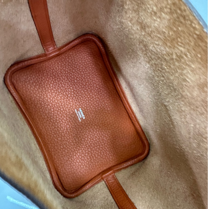 Hermes 愛馬仕 picotin18 菜籃18cm 橘色 T刻 原始好成色-7