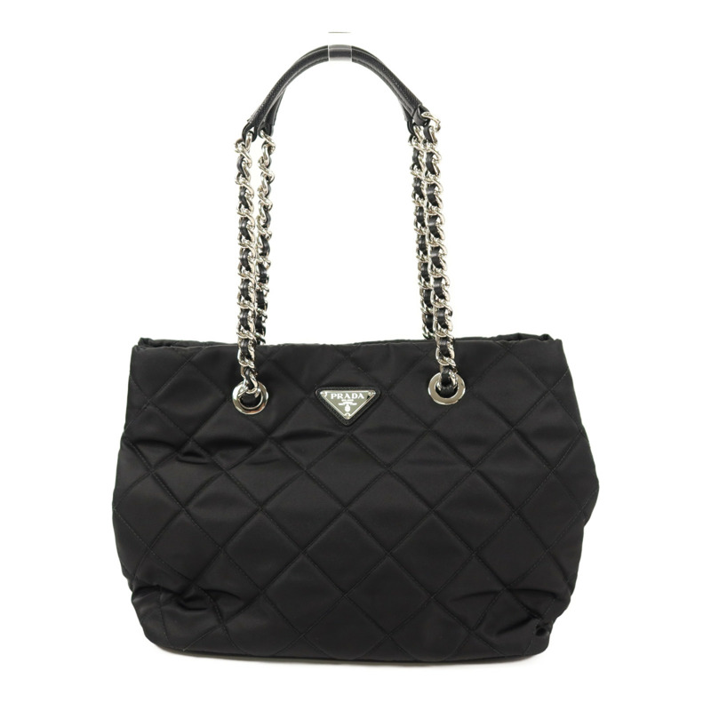 PRADA 尼龍Shoulder Bag鏈帶肩背袋-0