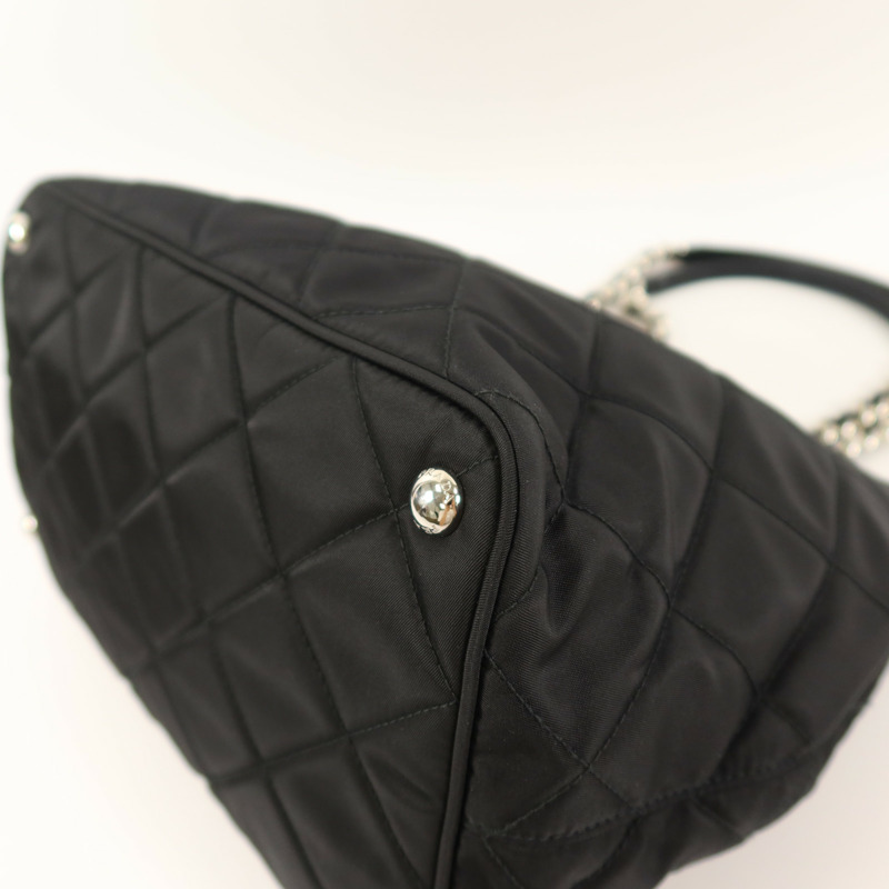 PRADA 尼龍Shoulder Bag鏈帶肩背袋-5