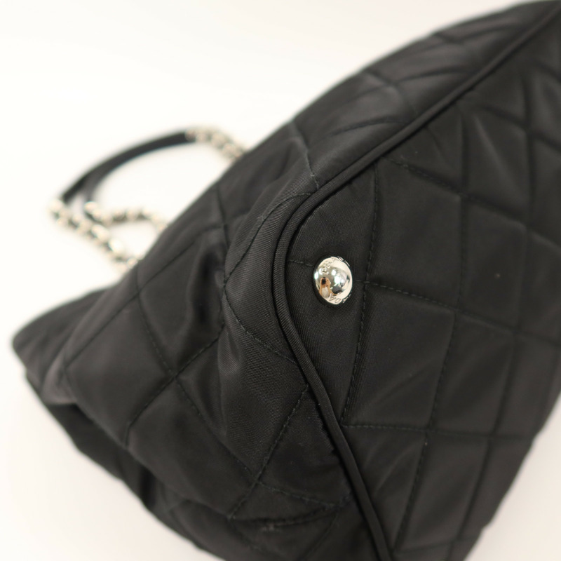 PRADA 尼龍Shoulder Bag鏈帶肩背袋-6