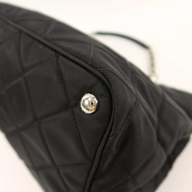 PRADA 尼龍Shoulder Bag鏈帶肩背袋-7