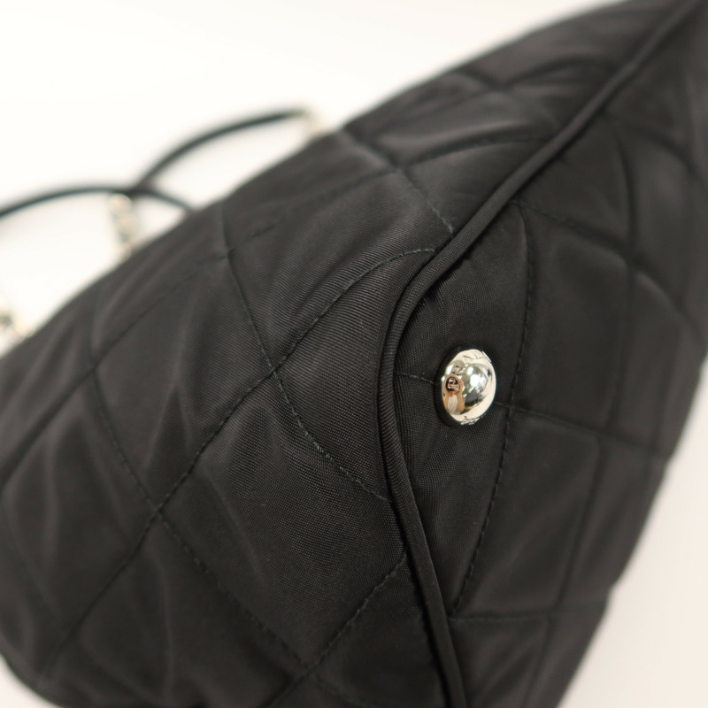 PRADA 尼龍Shoulder Bag鏈帶肩背袋-8