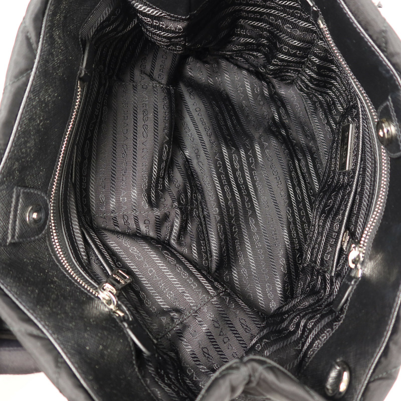 PRADA 尼龍Shoulder Bag鏈帶肩背袋-10