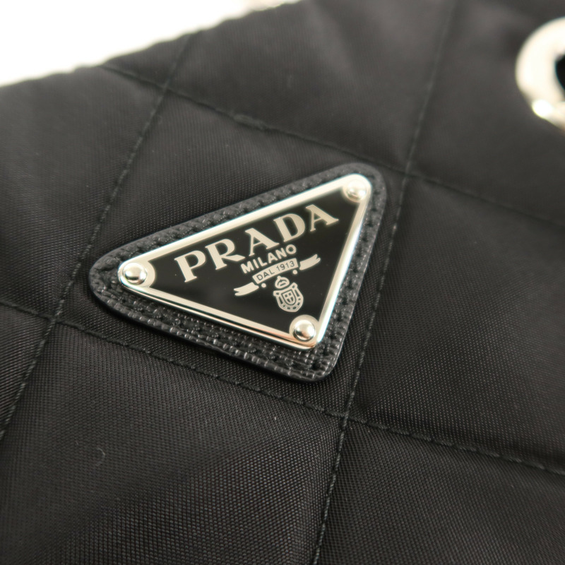 PRADA 尼龍Shoulder Bag鏈帶肩背袋-11