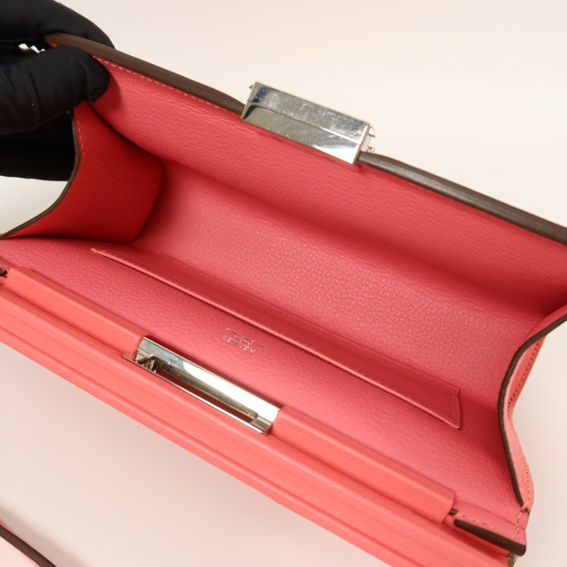 HERMES Evercolor皮革Clic-H 21肩背袋-11