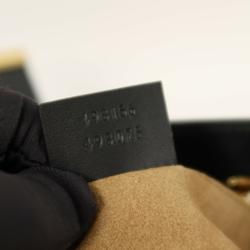 GUCCI 塗層帆布Padlock Small鏈帶肩背袋-13