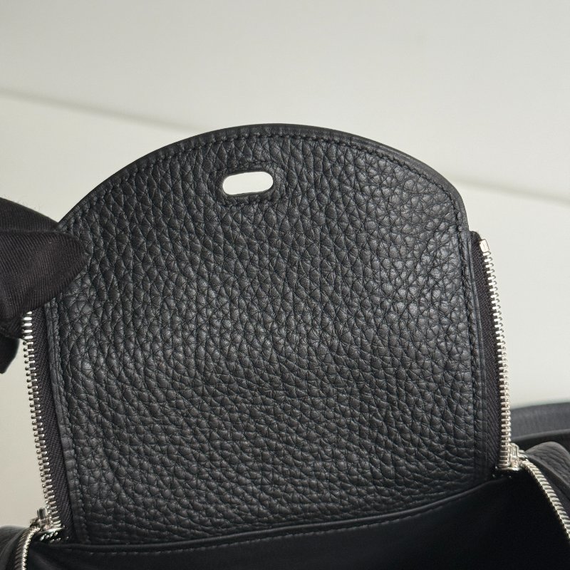 99新🆕 Hermès 愛馬仕 Mini Lindy 黑色銀釦一代-12