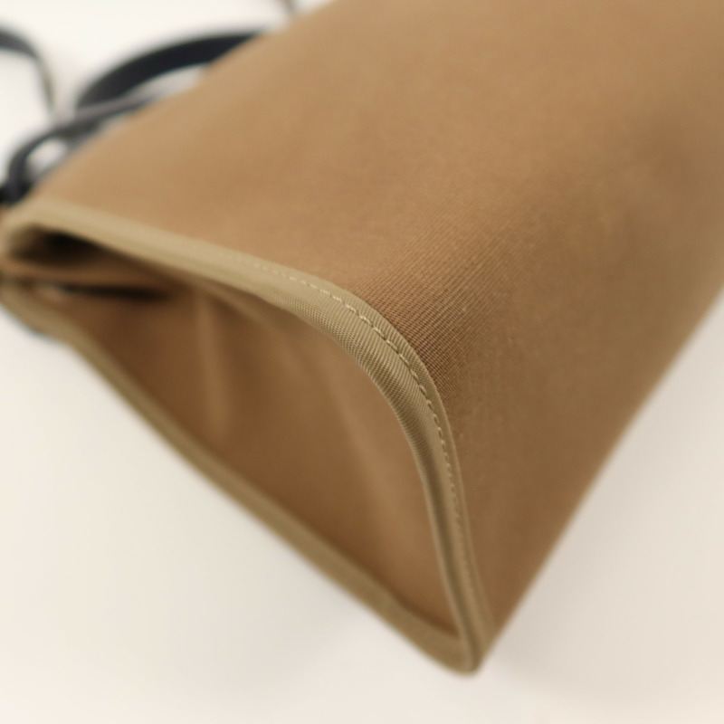 HERMES 帆布Herbag PM手挽肩背兩用袋Etoupe-5