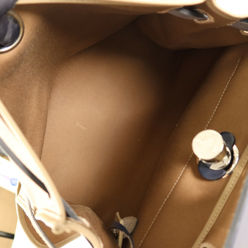 HERMES 帆布Herbag PM手挽肩背兩用袋Etoupe-9