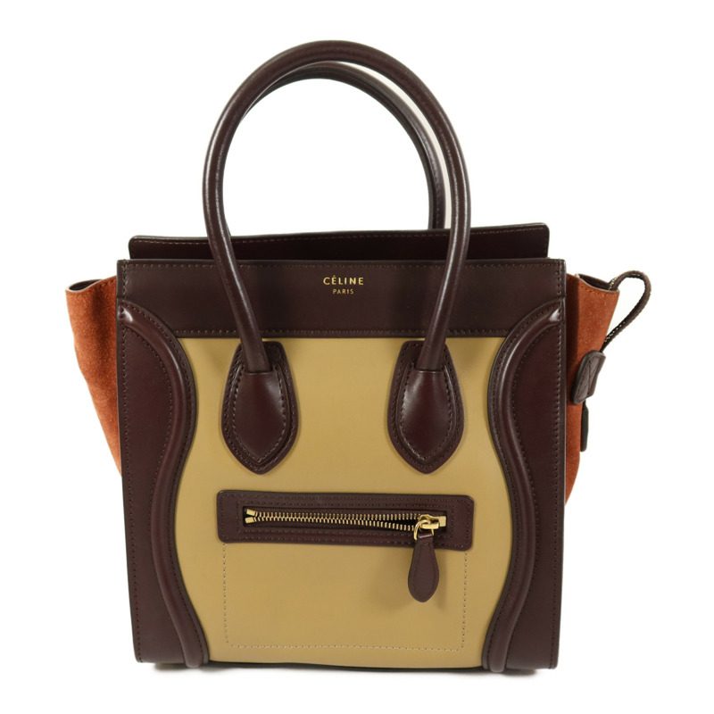 CELINE 牛皮皮革Mirco Luggage手挽袋-0