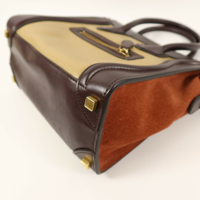 CELINE 牛皮皮革Mirco Luggage手挽袋-5