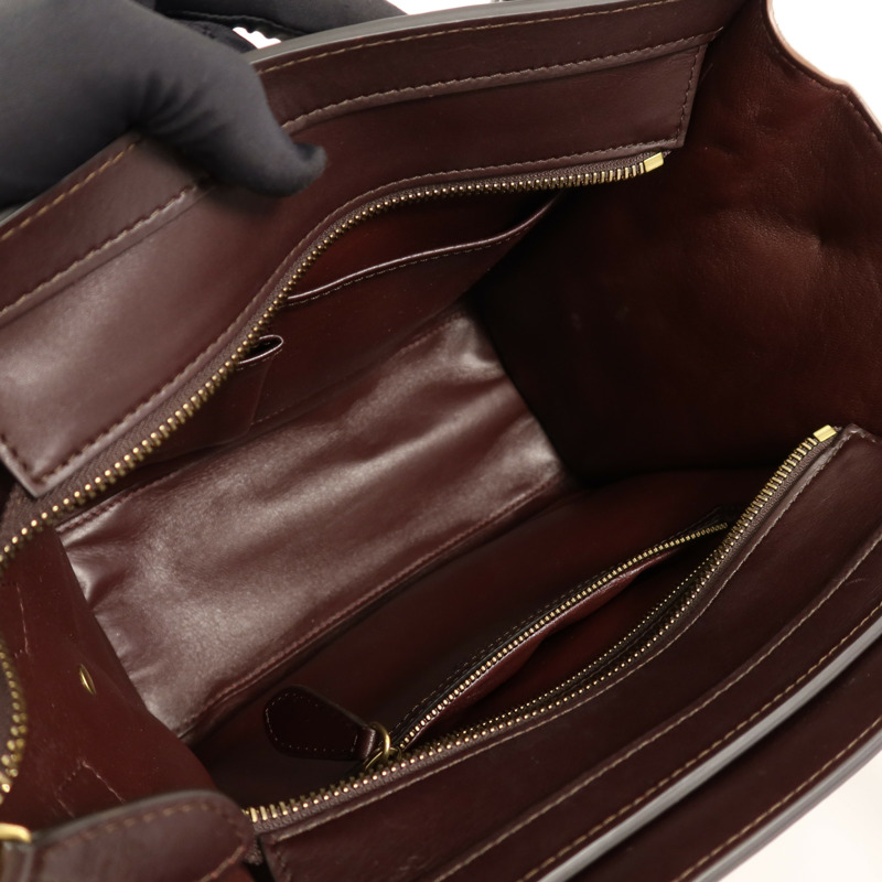 CELINE 牛皮皮革Mirco Luggage手挽袋-11