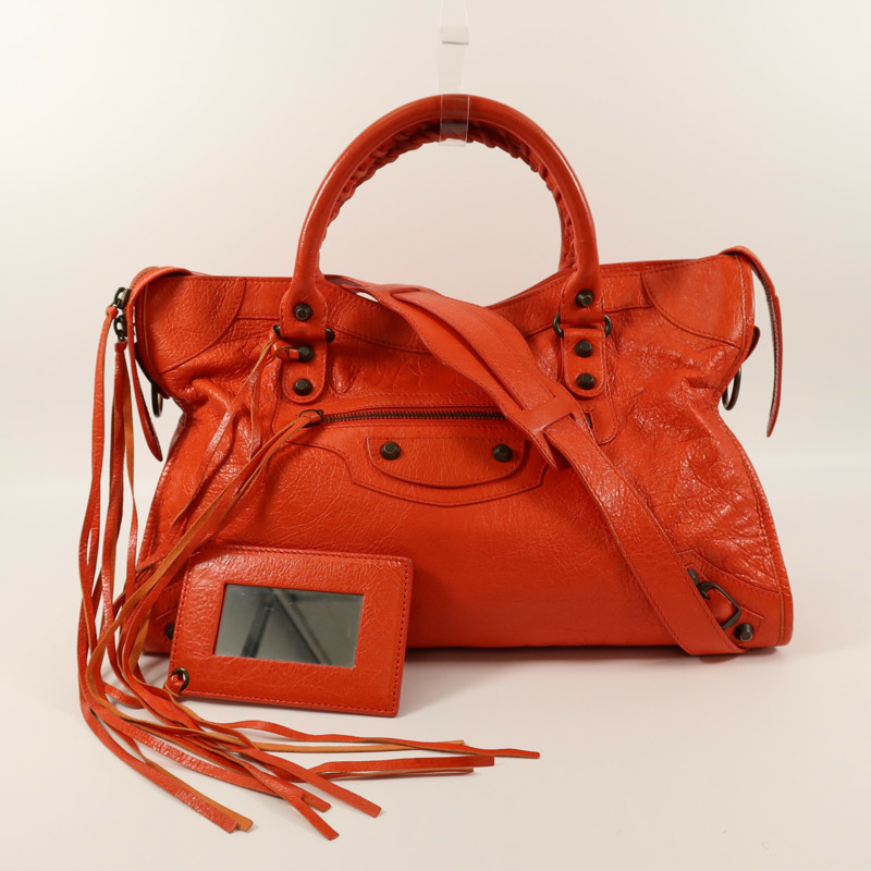 BALENCIAGA 羊皮皮革Classic City Medium手挽肩背兩用袋-18