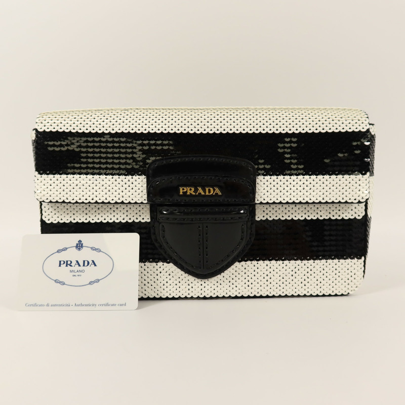 PRADA 珠片Clutch手拿包-16