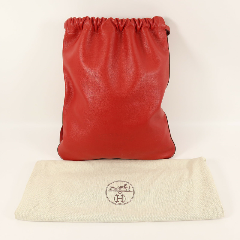 HERMES Evercolor皮革Bridado Backpack背包-13