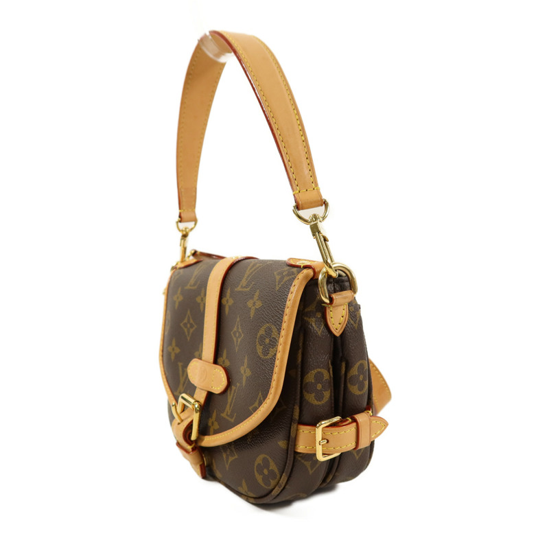 LOUIS VUITTON Monogram Saumur BB手挽肩背兩用袋-2