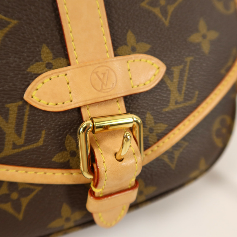 LOUIS VUITTON Monogram Saumur BB手挽肩背兩用袋-11